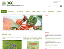 Tablet Screenshot of dgg1822.de